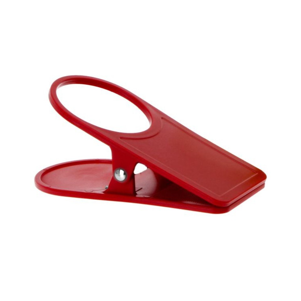 Gimex Tischclip rot für Tassen & Gläser